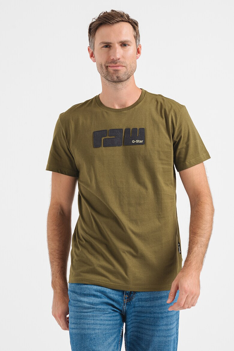 G-STAR Tricou de bumbac organic RAW Felt - Pled.ro