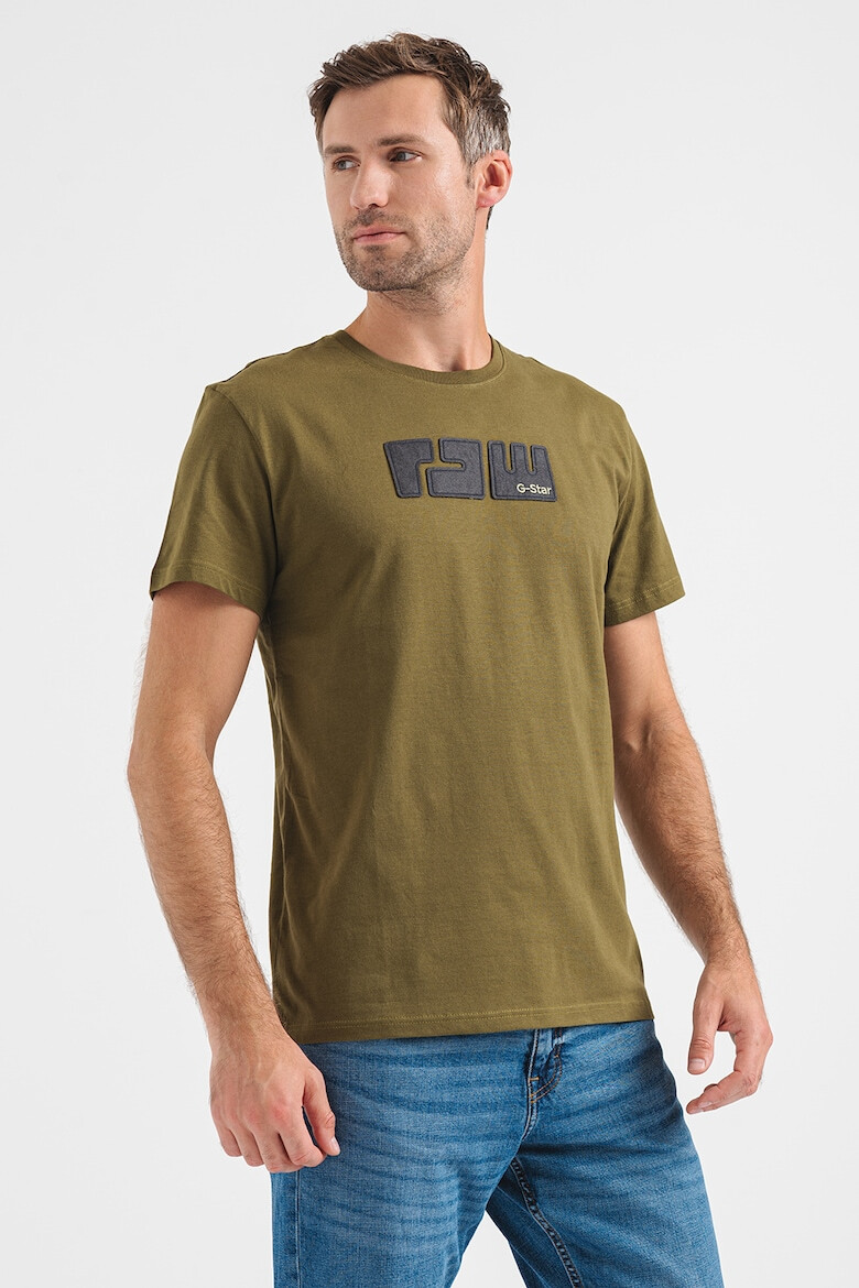 G-STAR Tricou de bumbac organic RAW Felt - Pled.ro