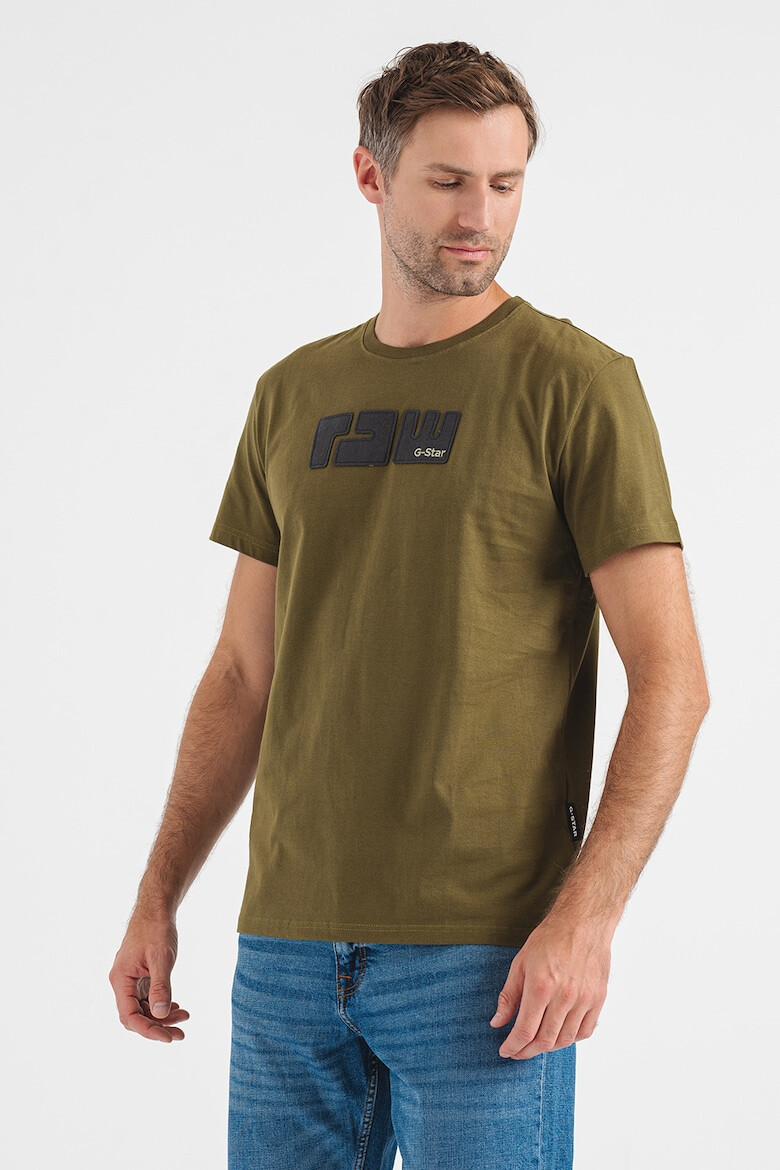 G-STAR Tricou de bumbac organic RAW Felt - Pled.ro