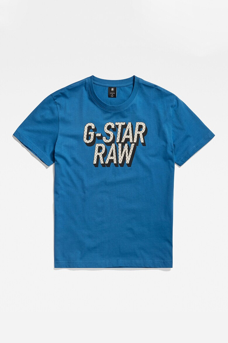 G-STAR Tricou din bumbac organic cu imprimeu logo - Pled.ro