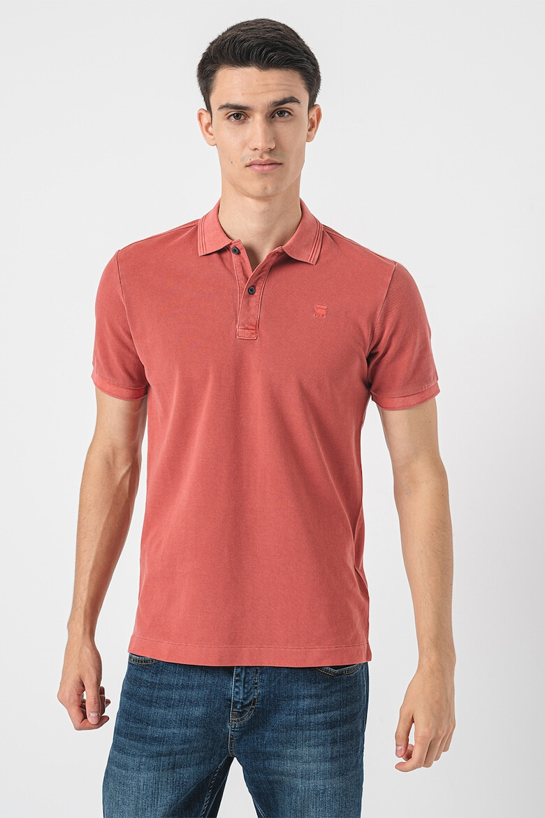 G-STAR Tricou polo din amestec de bumbac organic - Pled.ro