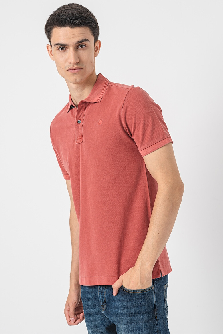 G-STAR Tricou polo din amestec de bumbac organic - Pled.ro