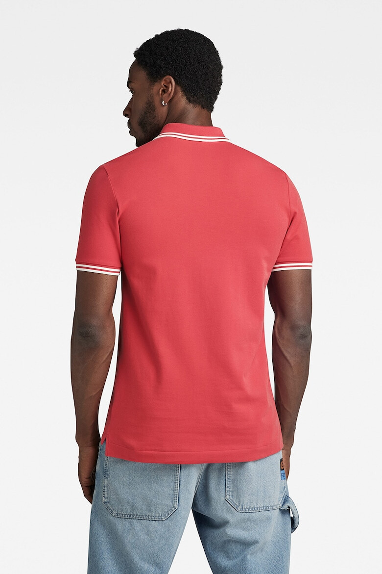 G-STAR Tricou polo din amestec de bumbac organic Dunda - Pled.ro