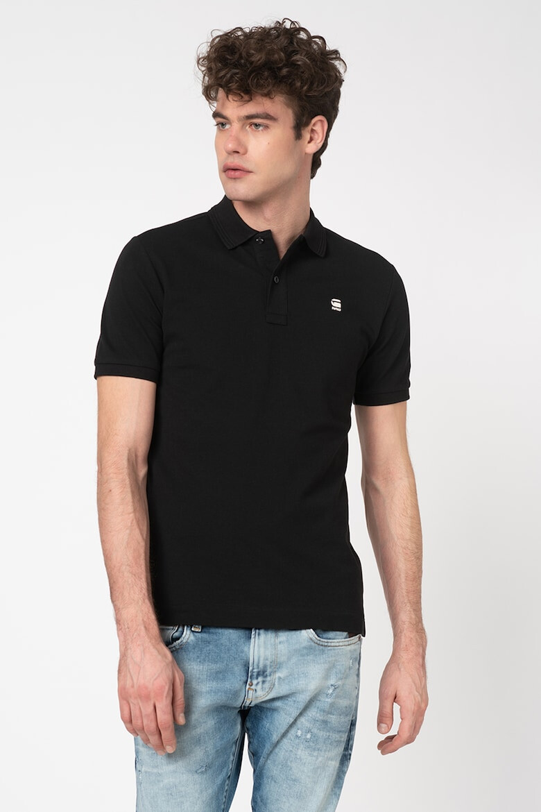 G-STAR Tricou polo slim fit din material pique Dunda - Pled.ro