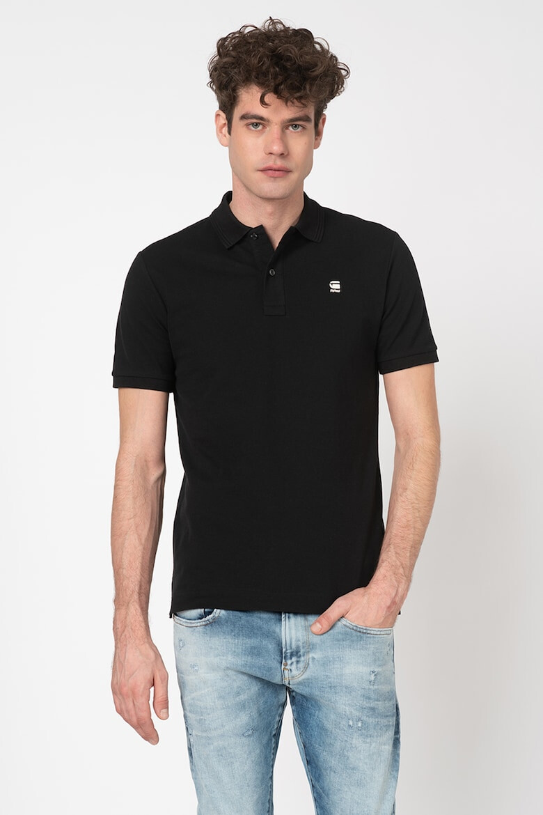 G-STAR Tricou polo slim fit din material pique Dunda - Pled.ro