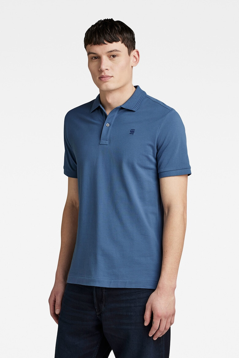 G-STAR Tricou polo slim fit din material pique Dunda - Pled.ro