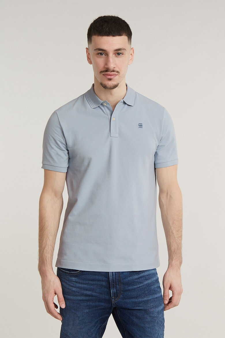 G-STAR Tricou polo slim fit din material pique Dunda - Pled.ro