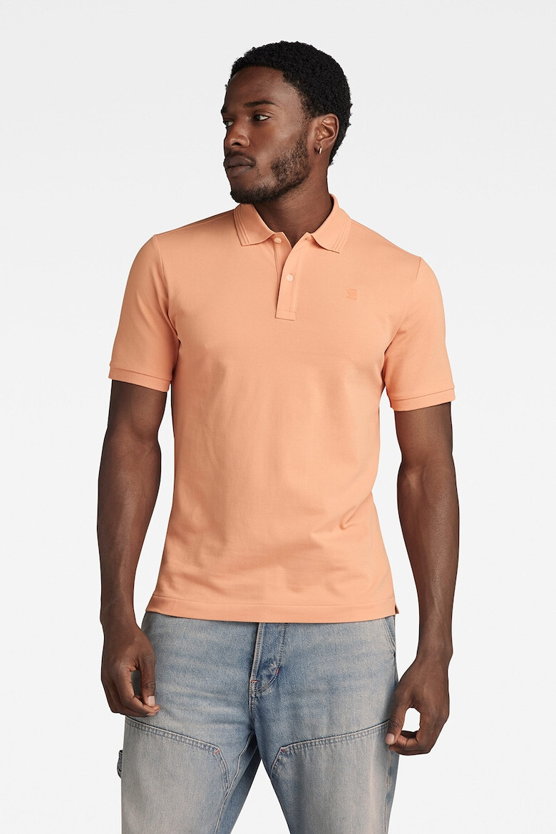 G-STAR Tricou polo slim fit din material pique Dunda - Pled.ro