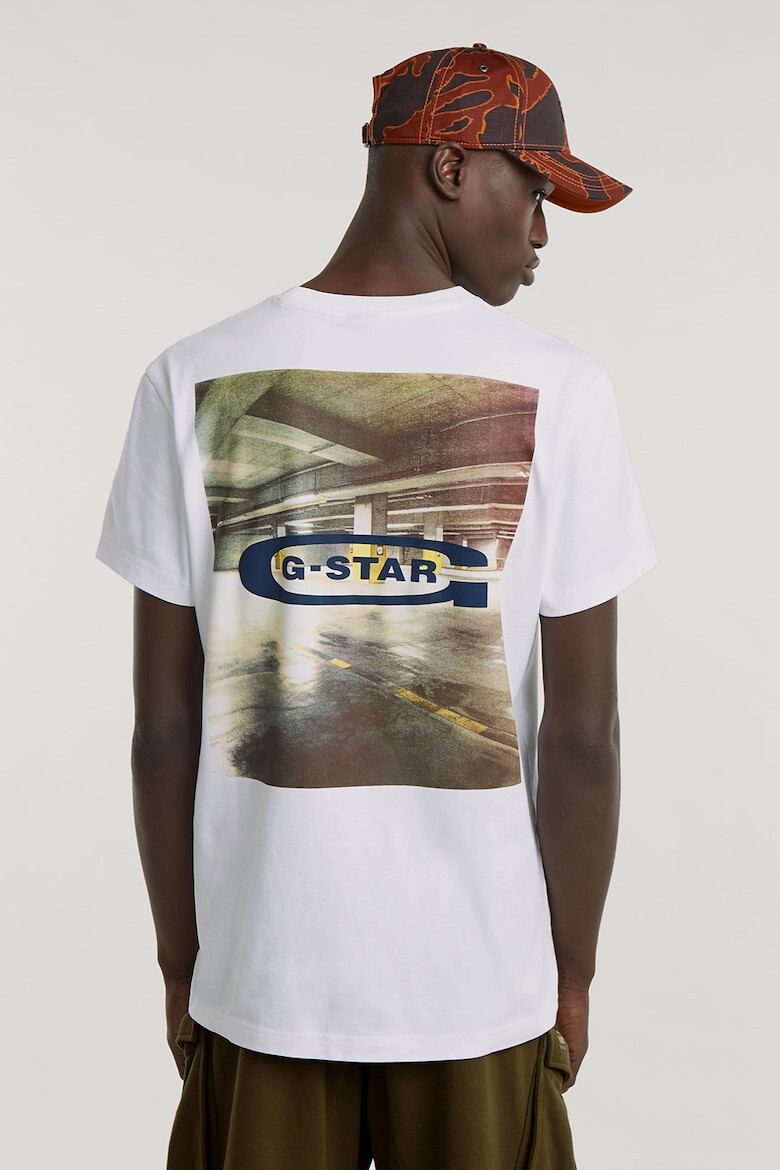 G-STAR Tricou regular fit cu imprimeu - Pled.ro