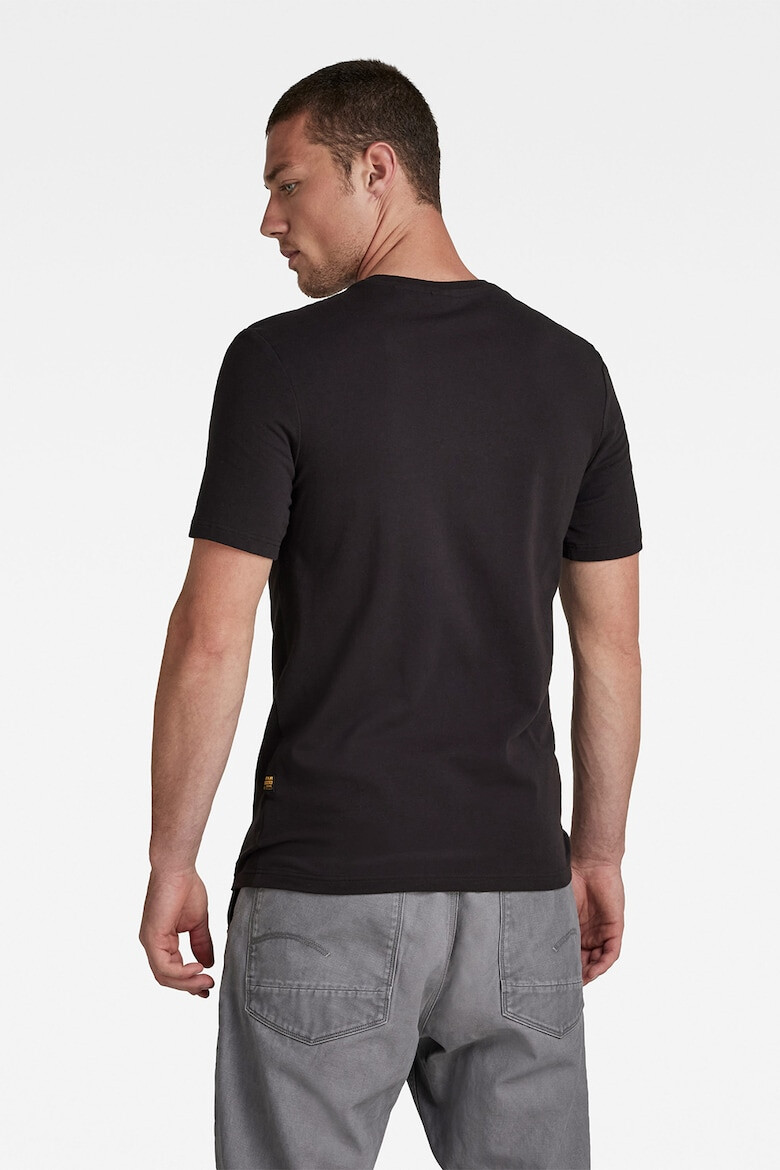 G-STAR Tricou slim fit cu decolteu la baza gatului Base - Pled.ro