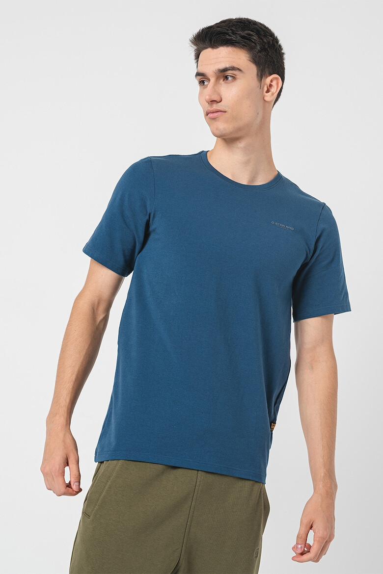 G-STAR Tricou slim fit cu decolteu la baza gatului Base - Pled.ro