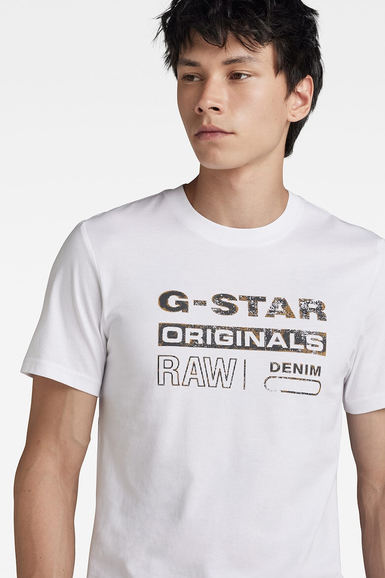 G-STAR Tricou slim fit de bumbac organic - Pled.ro