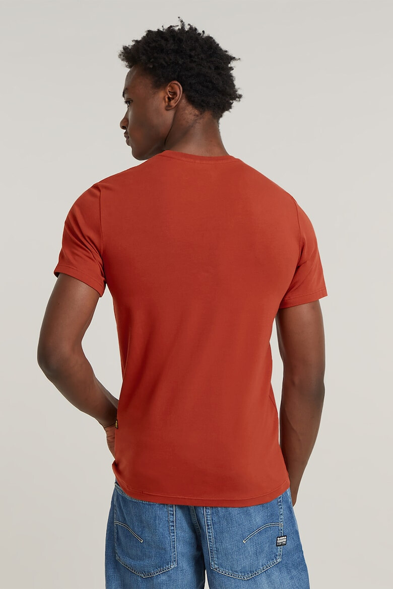 G-STAR Tricou slim fit cu decolteu la baza gatului Base - Pled.ro