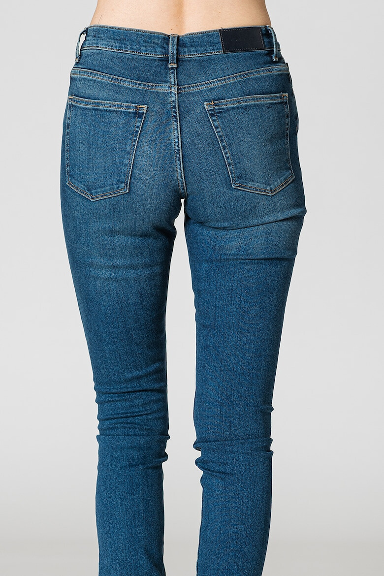 Gant Blugi skinny cu aspect decolorat - Pled.ro