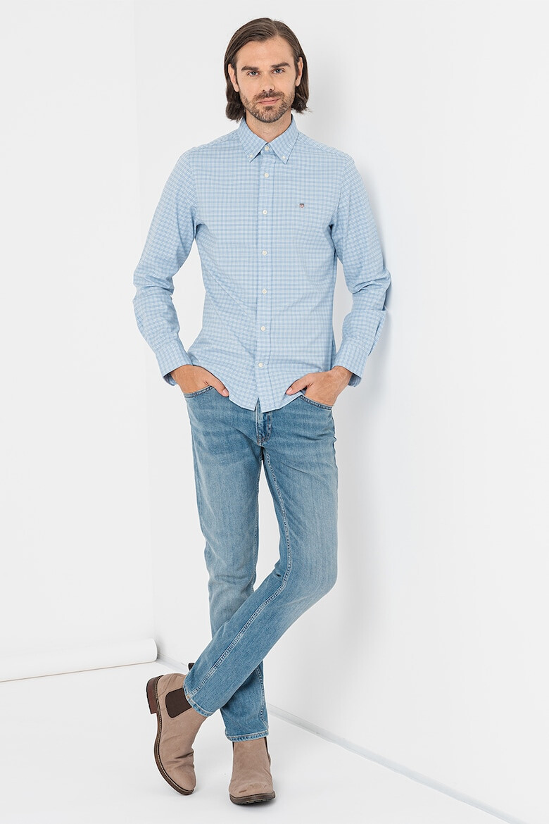 Gant Blugi slim fit cu talie medie - Pled.ro