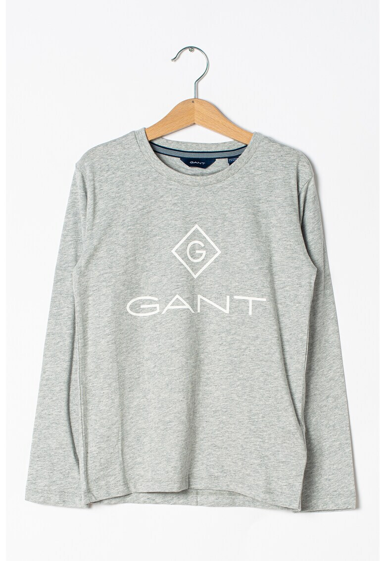 Gant Bluza de bumbac cu imprimeu logo - Pled.ro