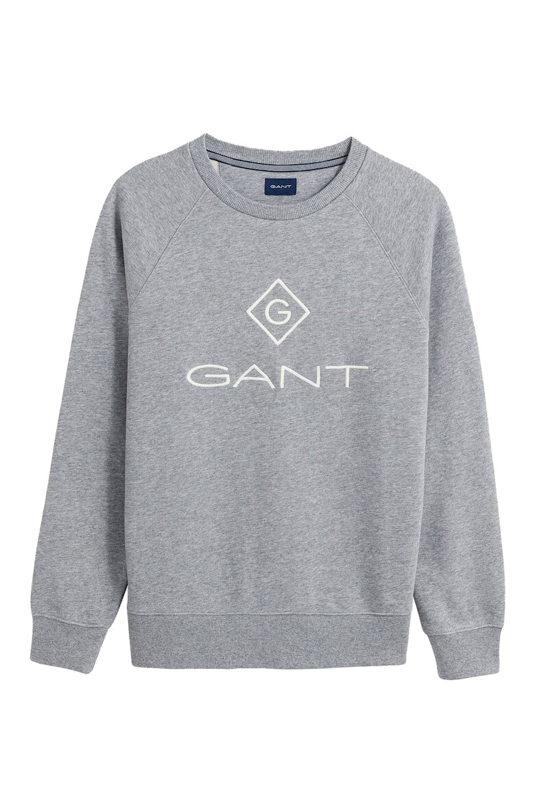 Gant Bluza de trening cu logo si decolteu rotund - Pled.ro