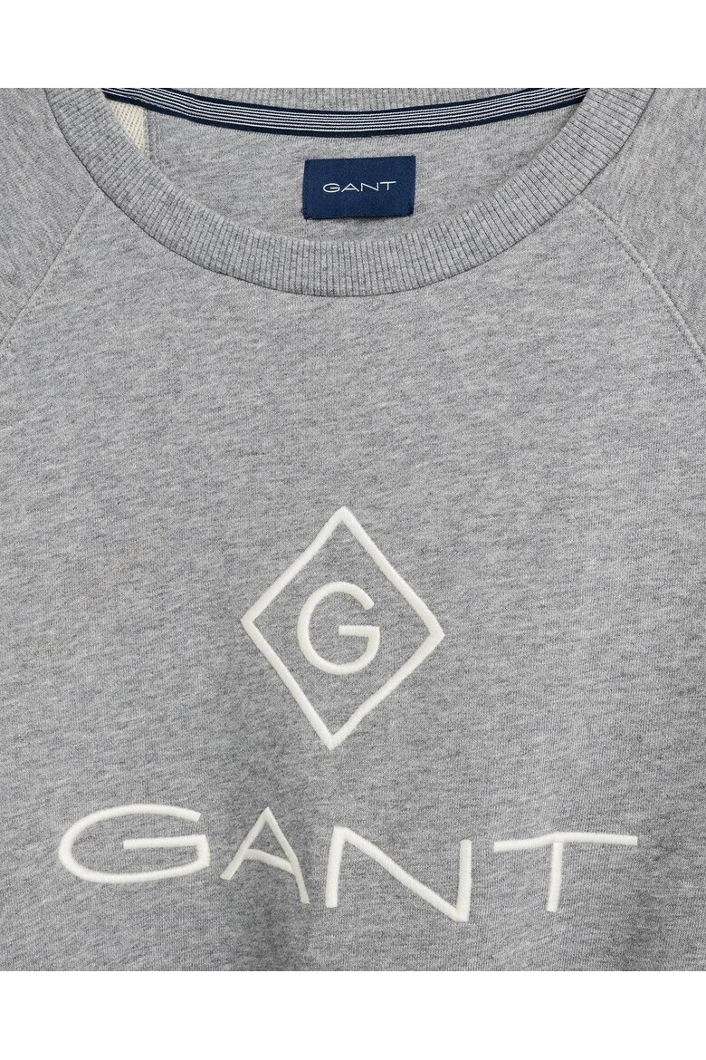 Gant Bluza de trening cu logo si decolteu rotund - Pled.ro