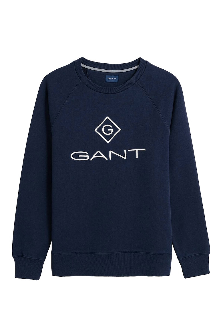 Gant Bluza de trening cu logo si decolteu rotund - Pled.ro