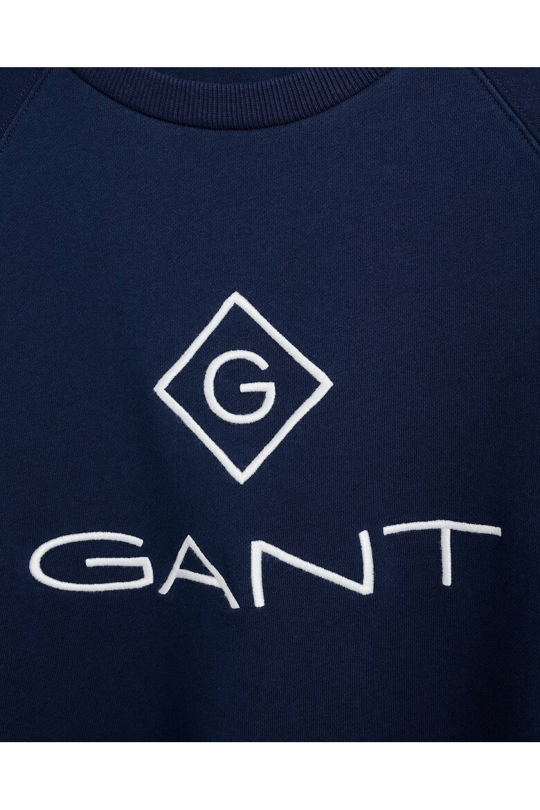 Gant Bluza de trening cu logo si decolteu rotund - Pled.ro