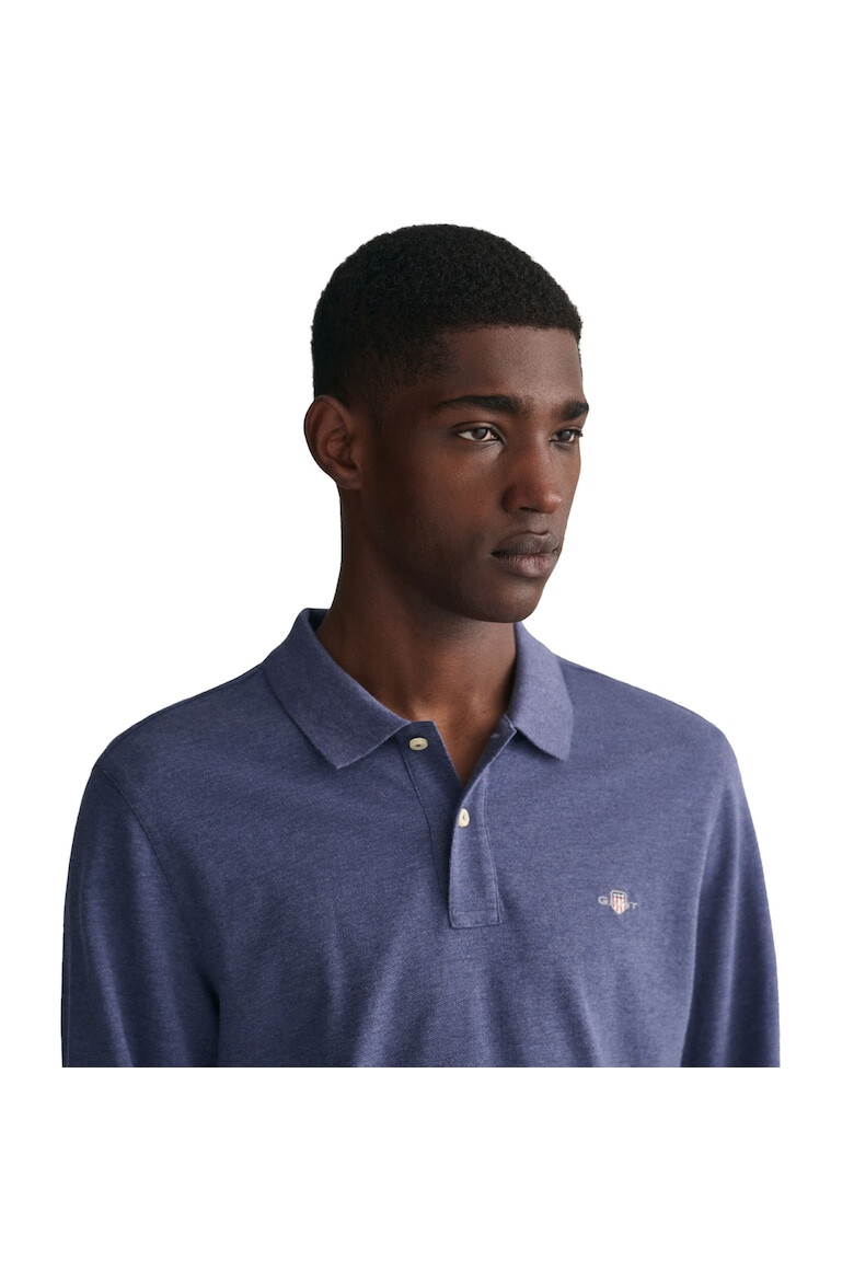 Gant Bluza polo regular fit Shield - Pled.ro