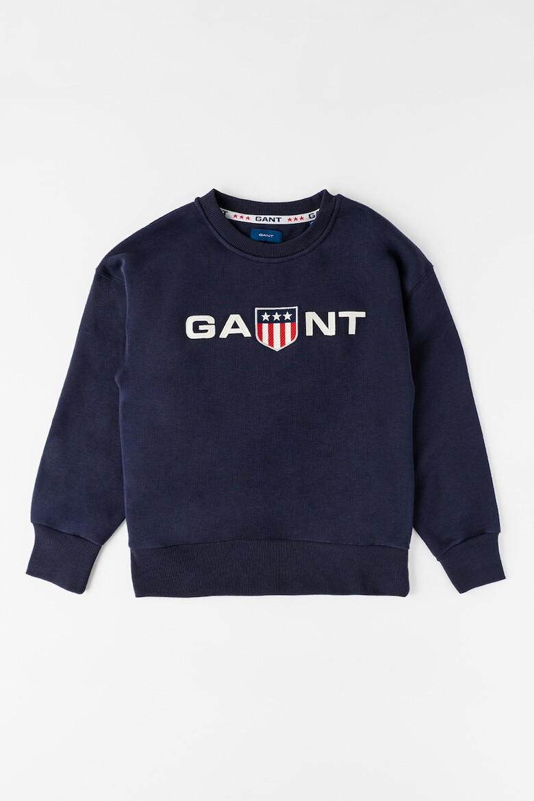 Gant Bluza sport cu decolteu la baza gatului Retro Shield - Pled.ro