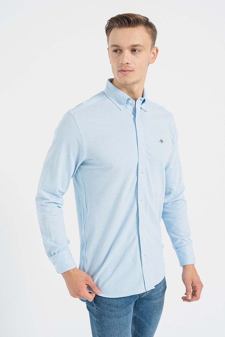 Gant Camasa regular fit din material pique - Pled.ro