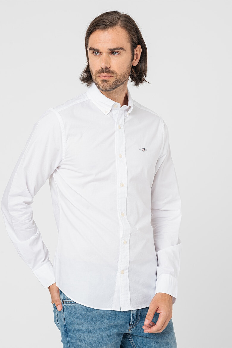 Gant Camasa slim fit cu guler fixat cu nasturi - Pled.ro