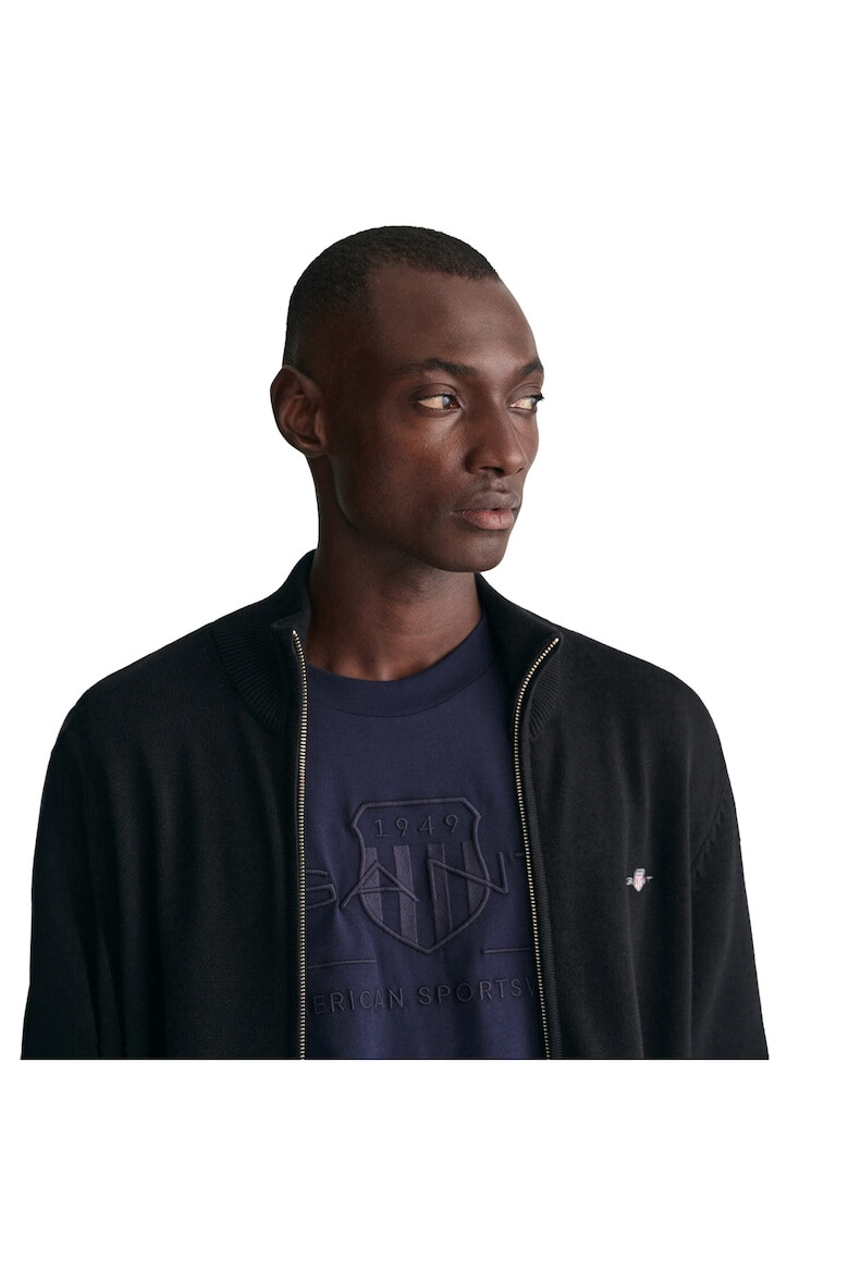 Gant Cardigan de bumbac cu fermoar - Pled.ro