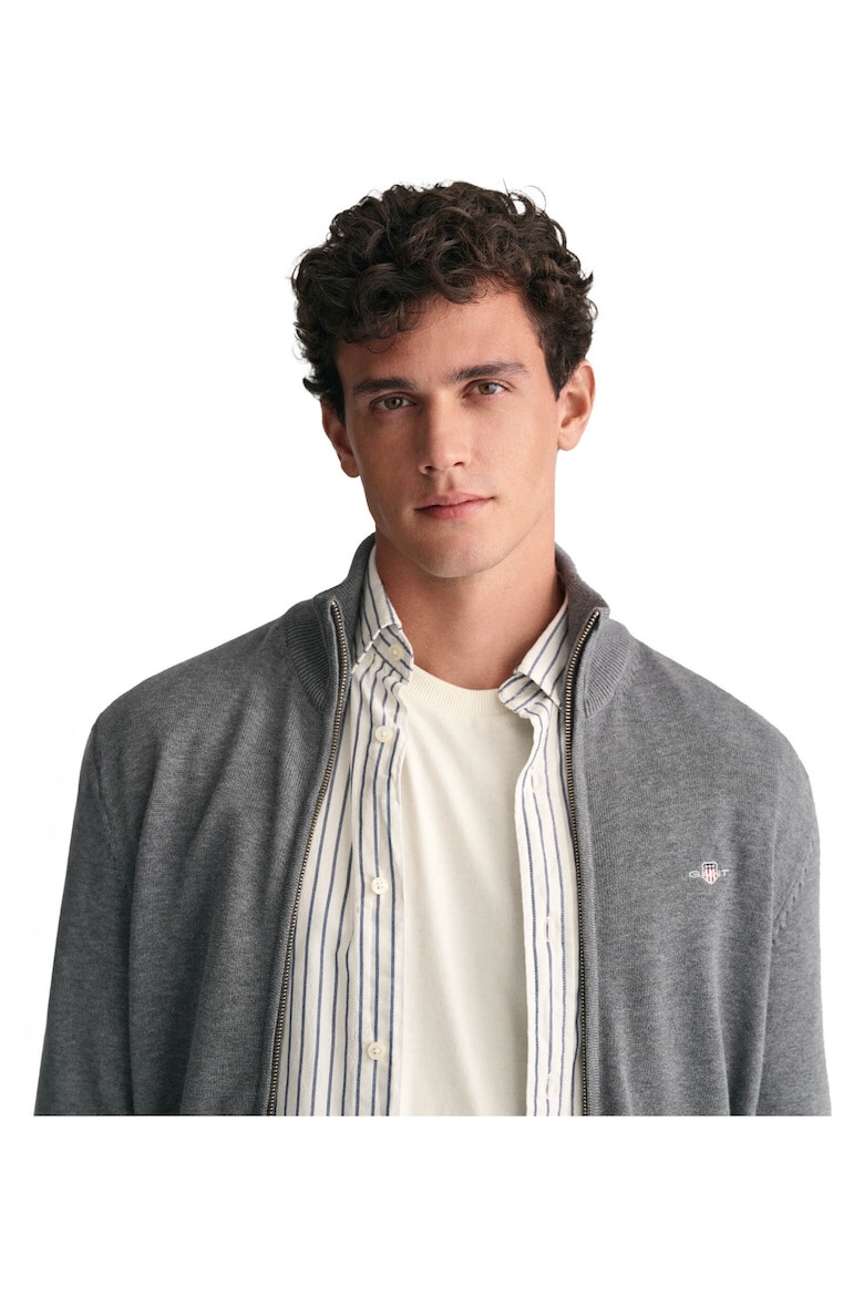 Gant Cardigan de bumbac cu fermoar - Pled.ro