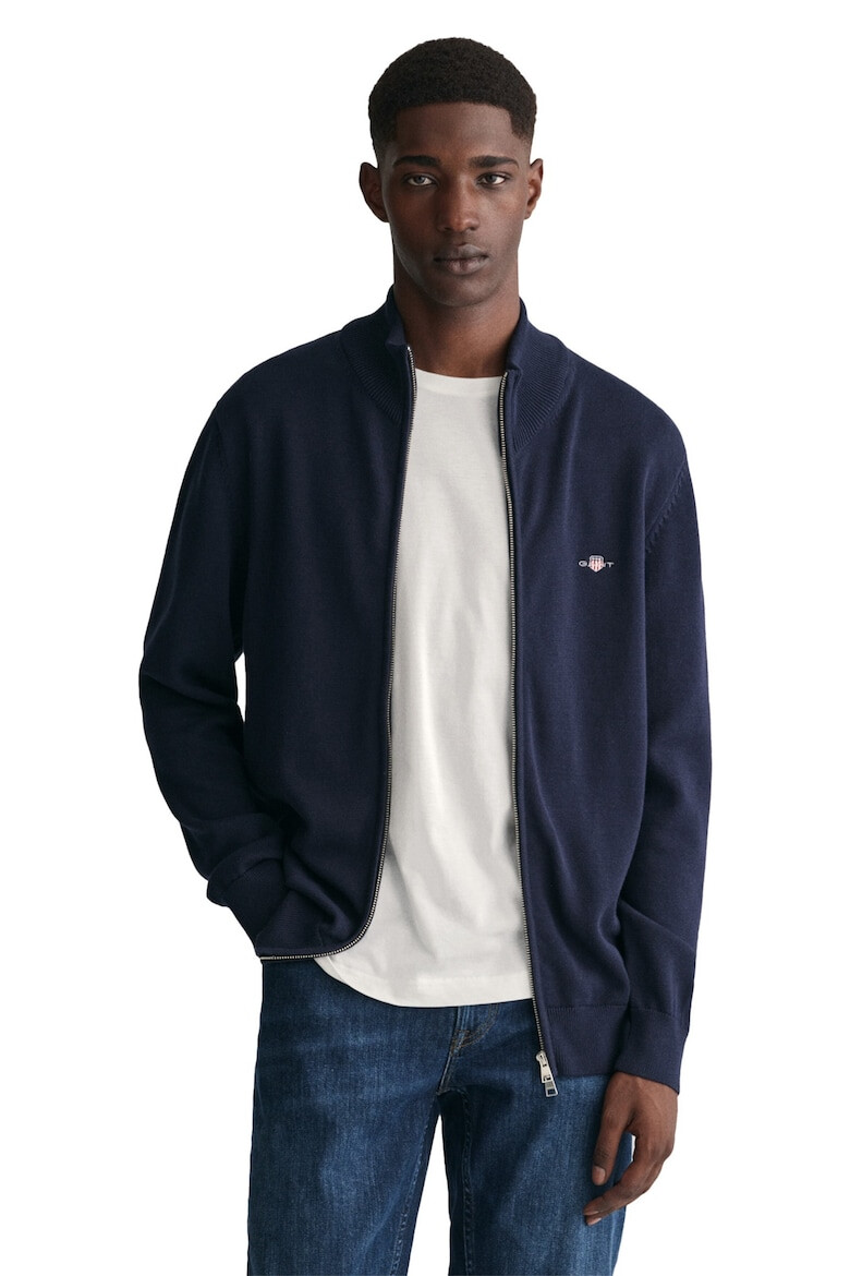 Gant Cardigan de bumbac cu fermoar - Pled.ro