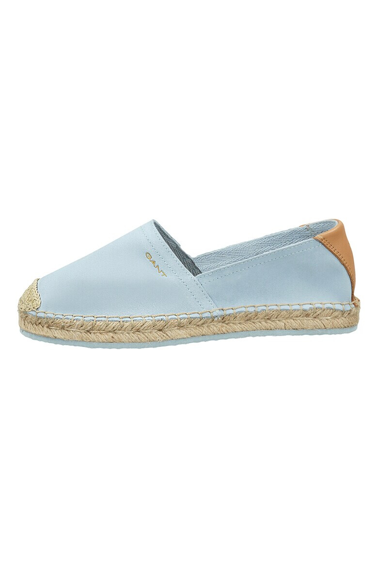 Gant Espadrile de piele intoarsa cu logo discret - Pled.ro