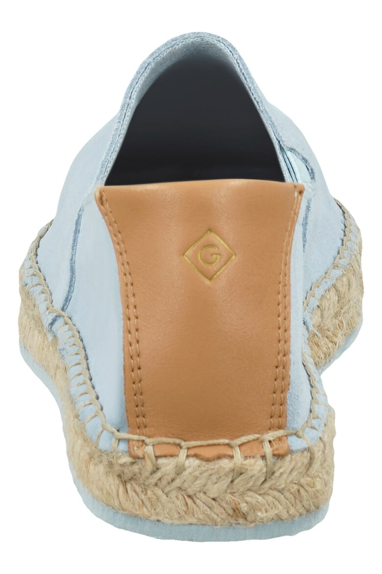 Gant Espadrile de piele intoarsa cu logo discret - Pled.ro