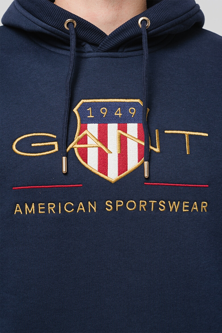 Gant Hanorac cu logo frontal brodat Archive Shield - Pled.ro