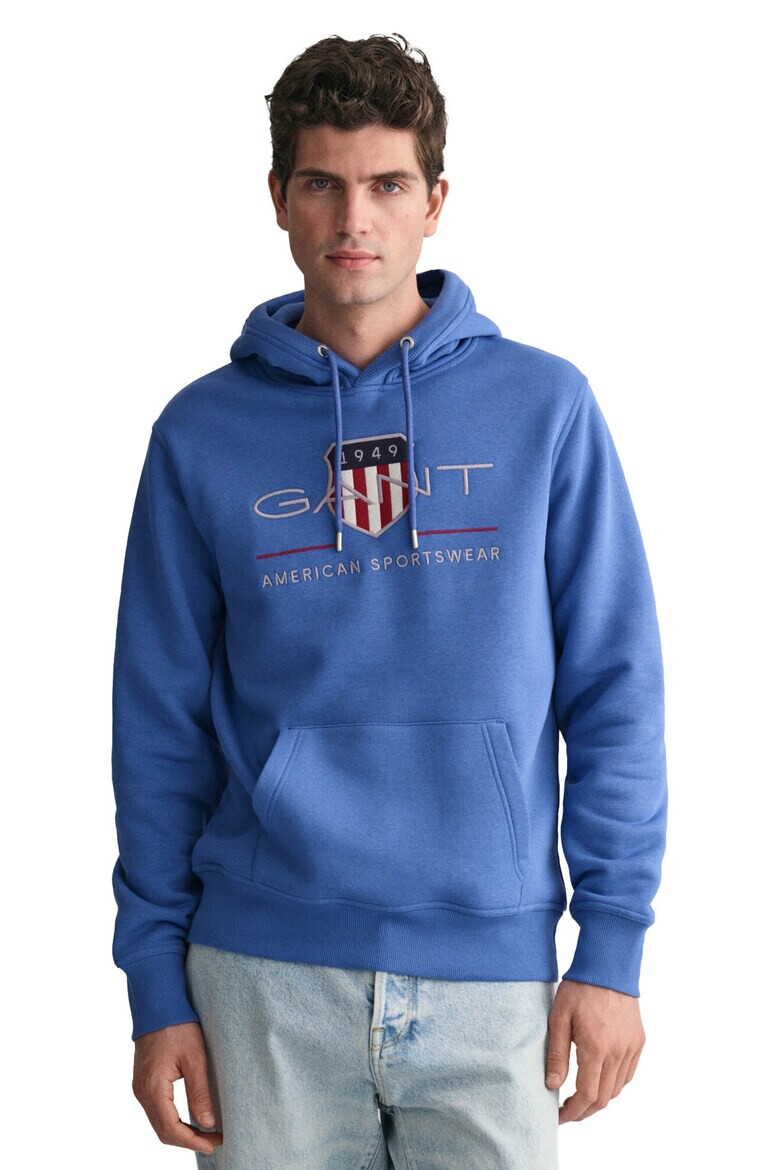 Gant Hanorac regular fit cu logo supradimensionat Archive Shield - Pled.ro