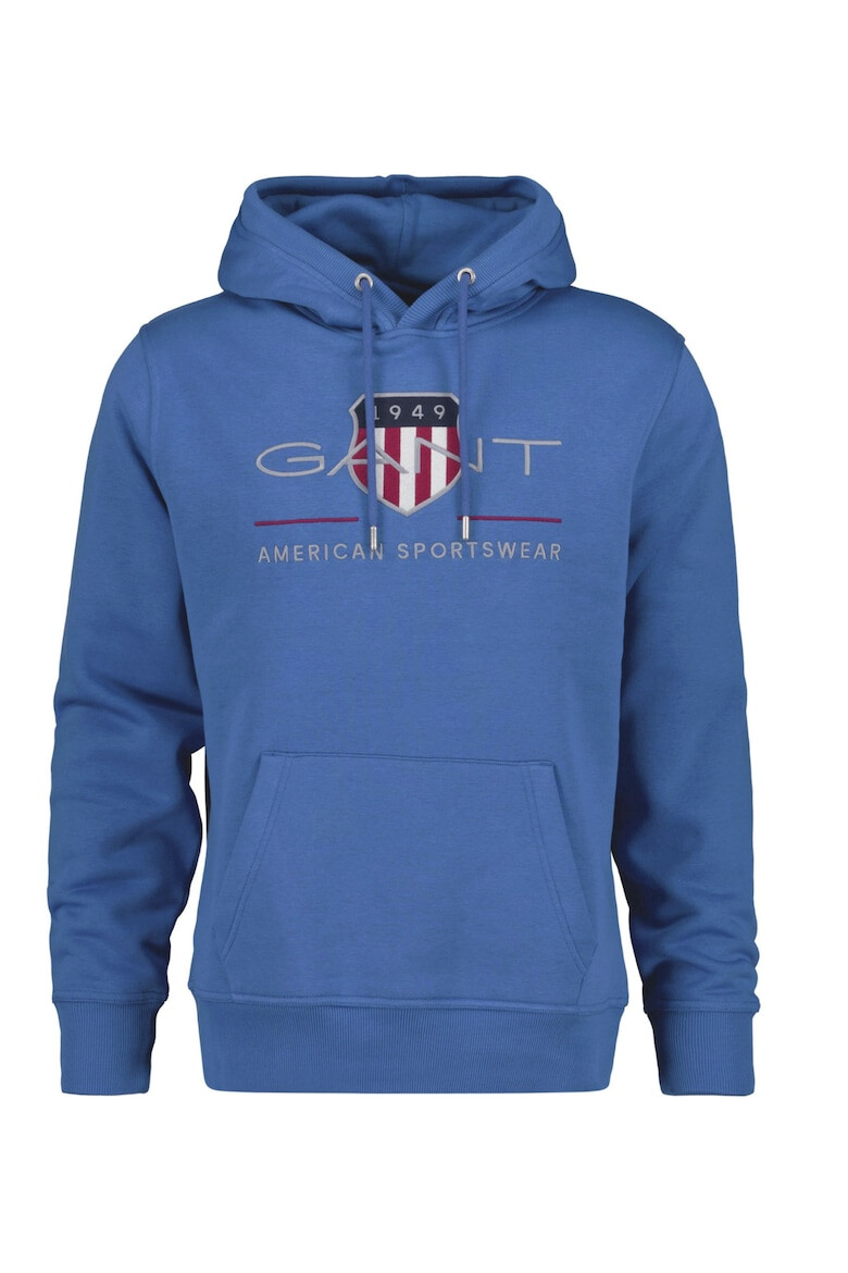 Gant Hanorac regular fit cu logo supradimensionat Archive Shield - Pled.ro