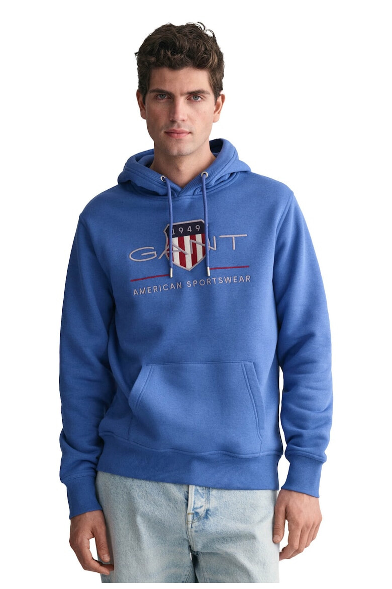 Gant Hanorac regular fit cu logo supradimensionat Archive Shield - Pled.ro