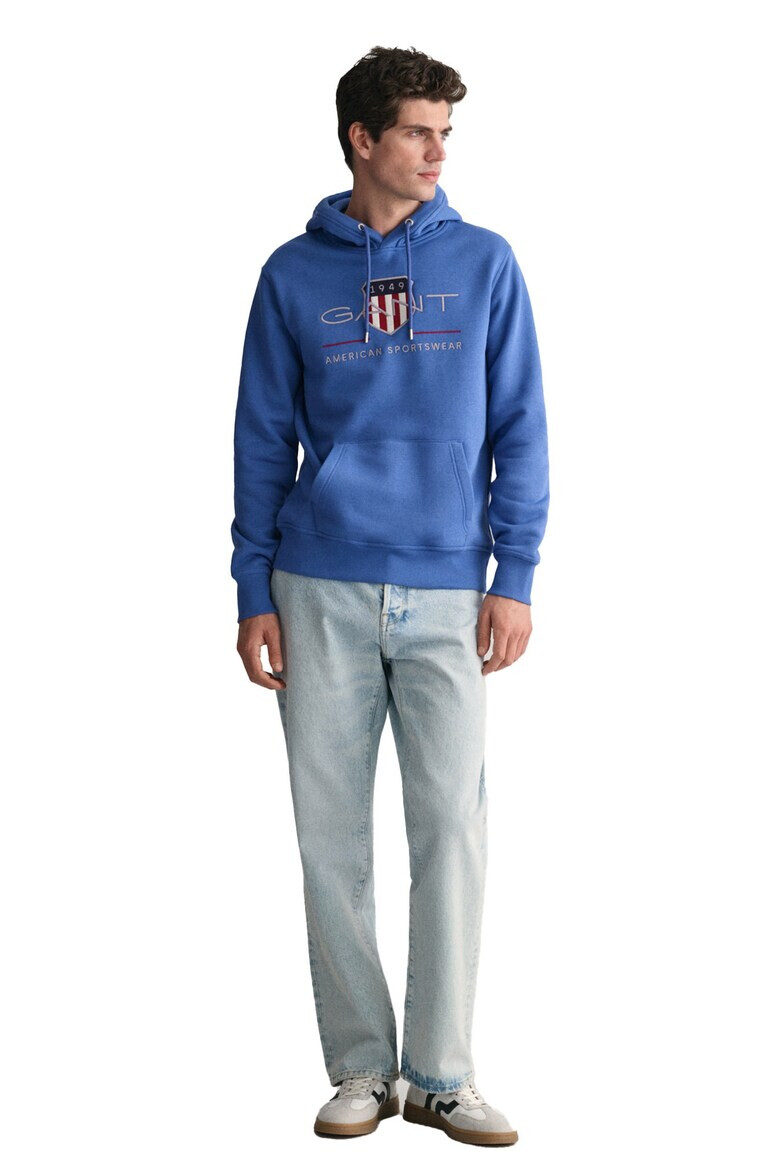 Gant Hanorac regular fit cu logo supradimensionat Archive Shield - Pled.ro