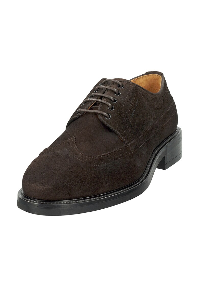 Gant Pantofi brogue de piele intoarsa - Pled.ro