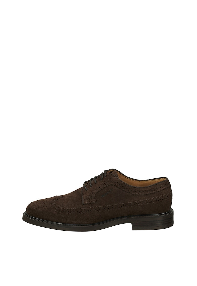 Gant Pantofi Derby de piele intoarsa - Pled.ro