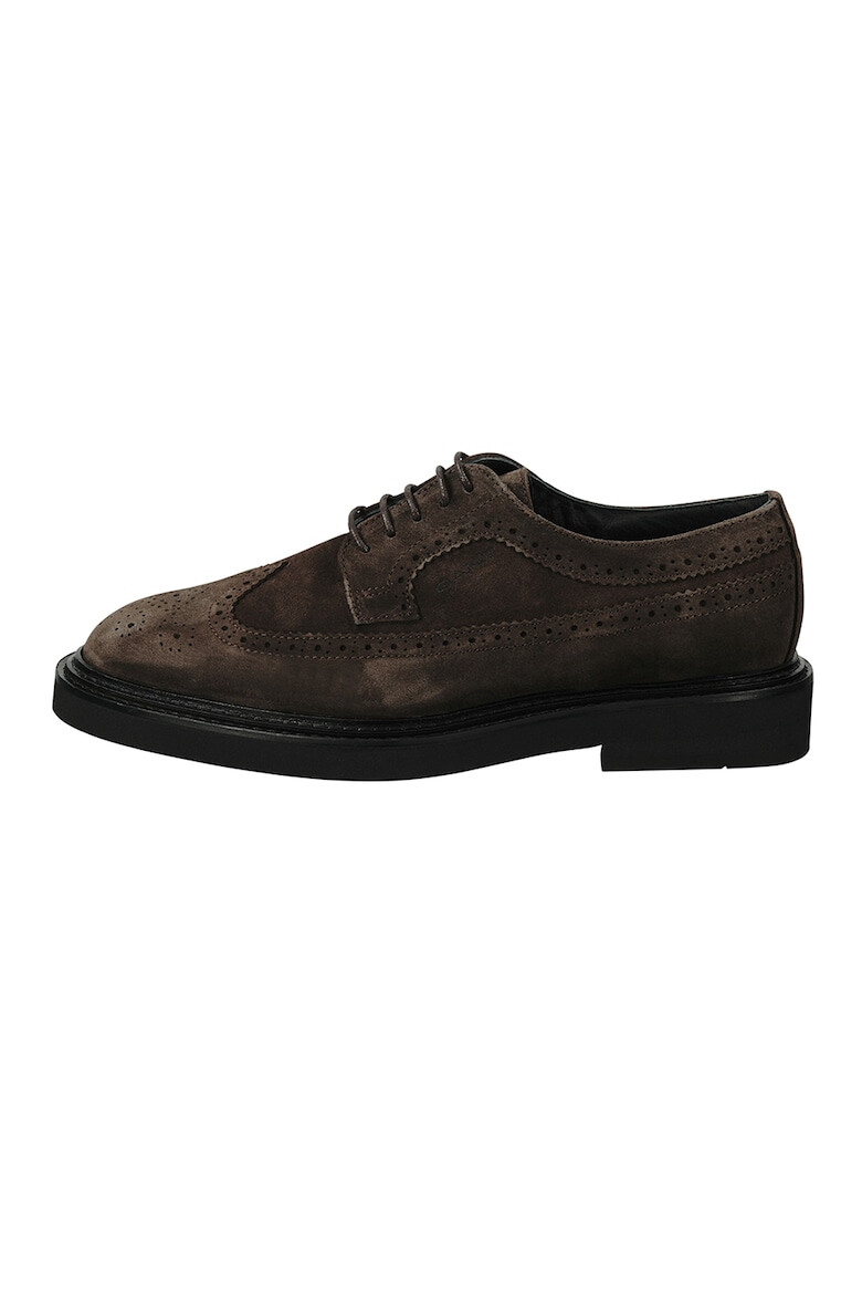 Gant Pantofi derby de piele intoarsa - Pled.ro