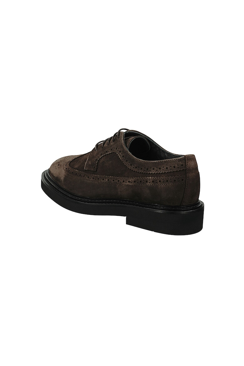 Gant Pantofi derby de piele intoarsa - Pled.ro