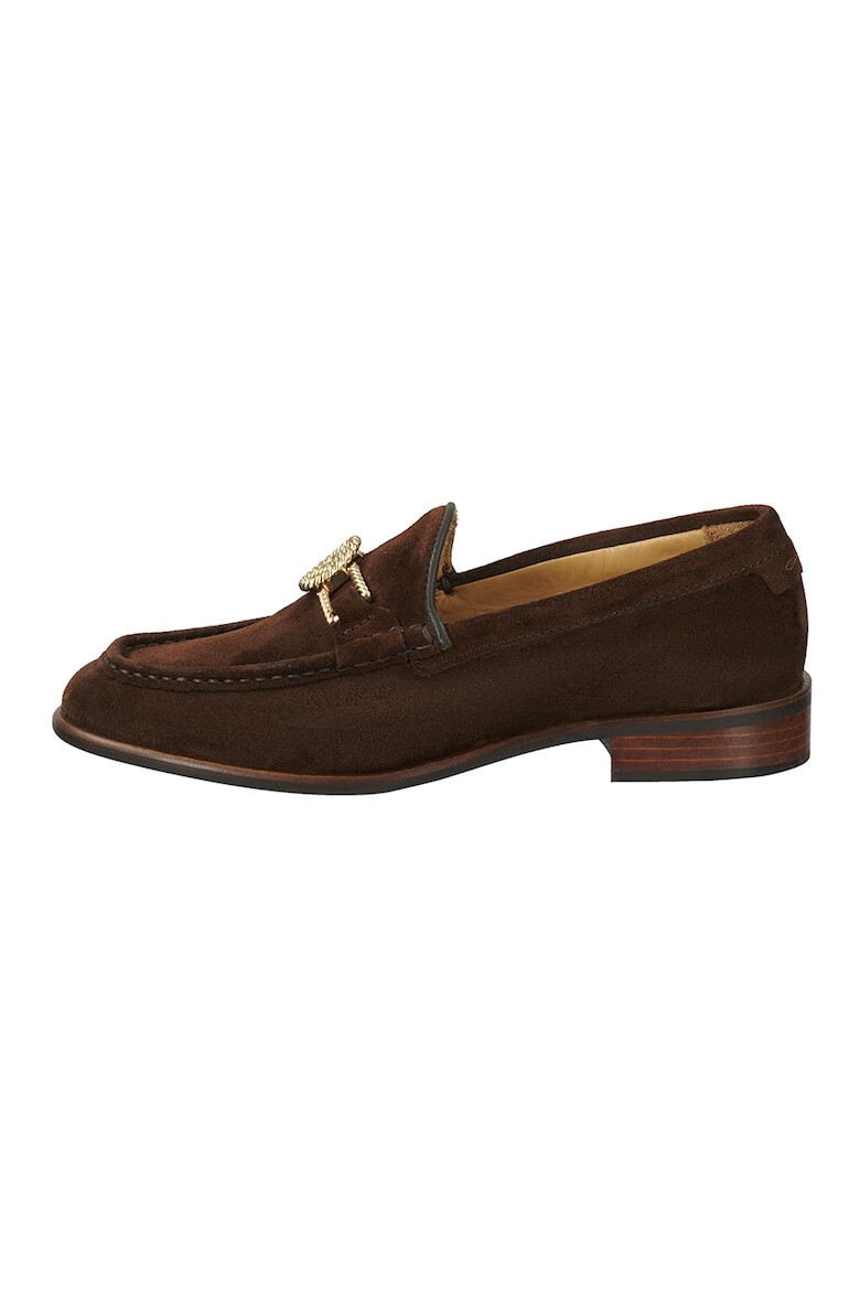 Gant Pantofi loafer uni de piele intoarsa - Pled.ro