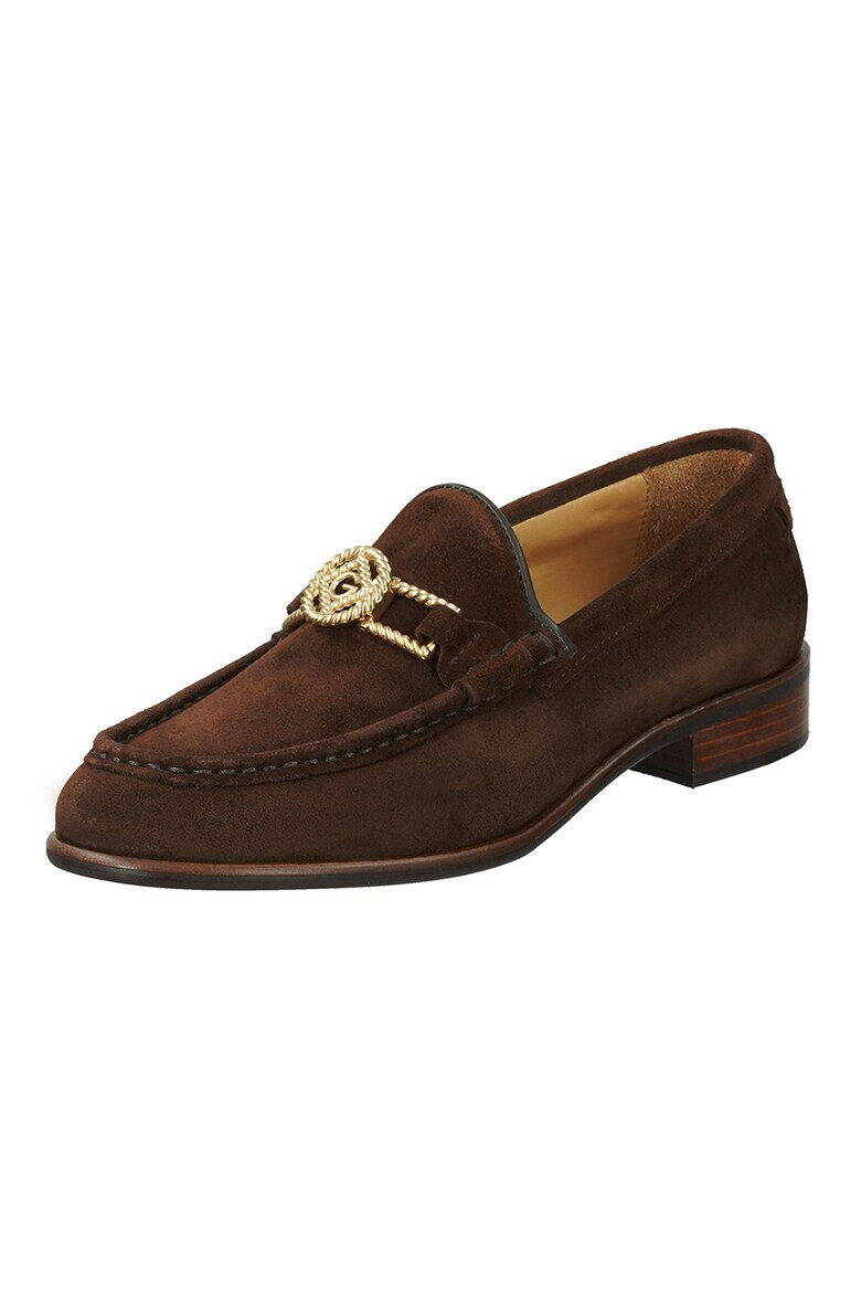 Gant Pantofi loafer uni de piele intoarsa - Pled.ro