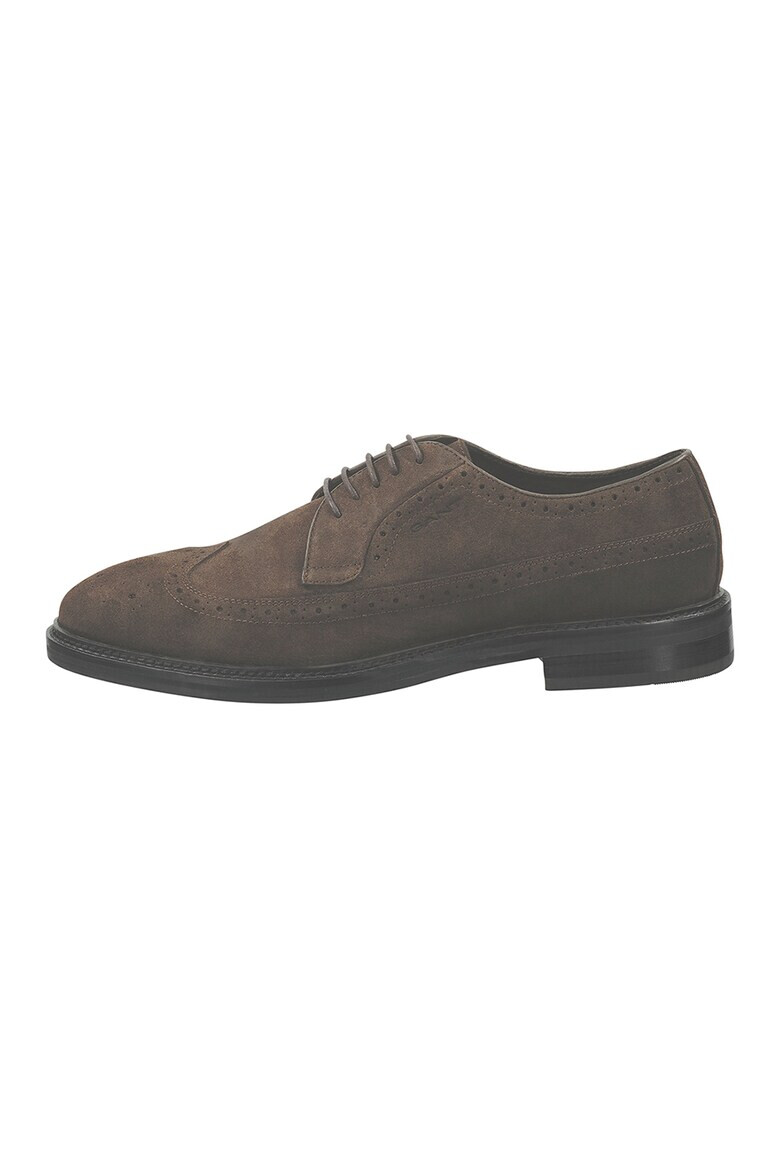 Gant Pantofi Oxford de piele intoarsa - Pled.ro