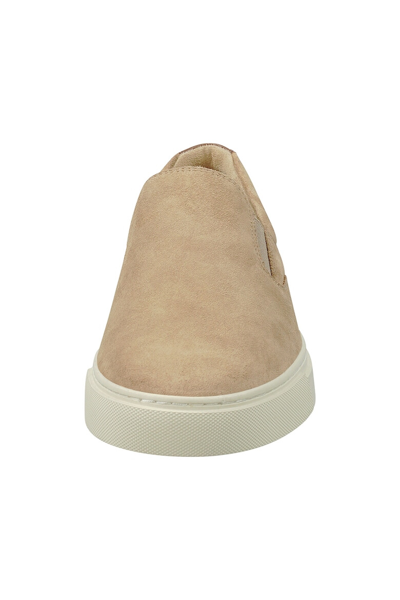 Gant Pantofi slip-on de piele intoarsa cu logo - Pled.ro