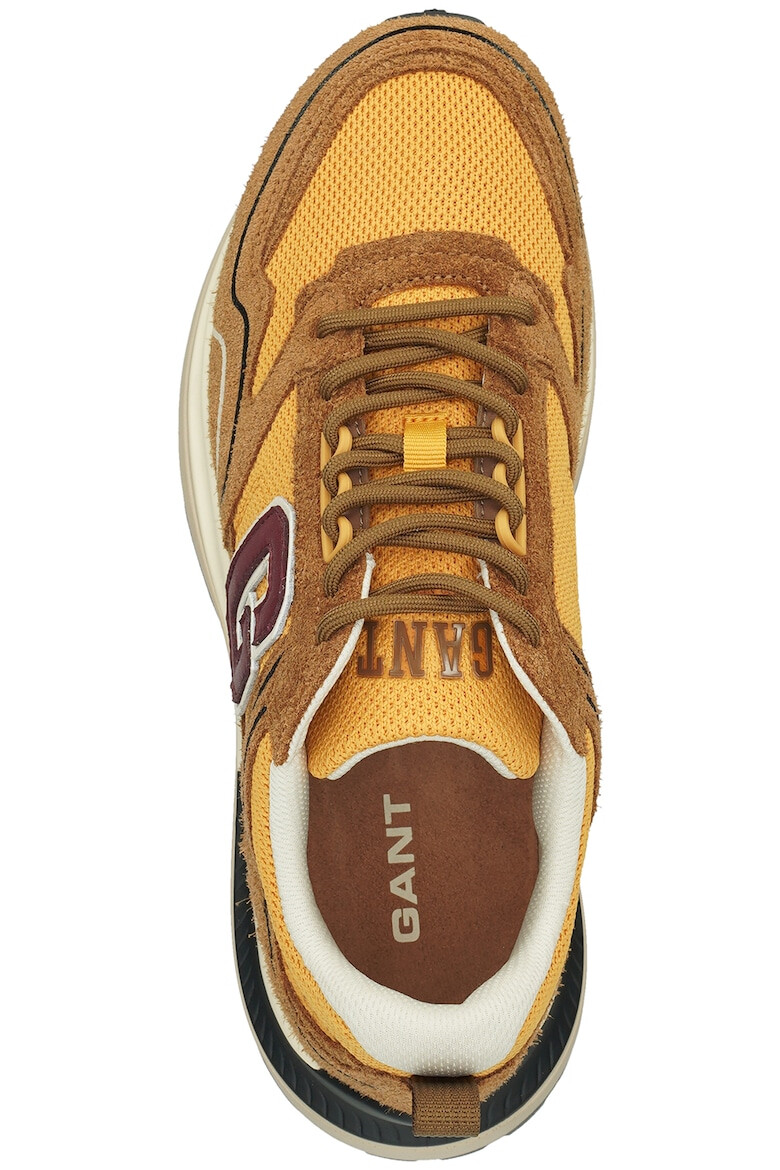 Gant Pantofi sport low-cut cu garnituri de piele intoarsa - Pled.ro