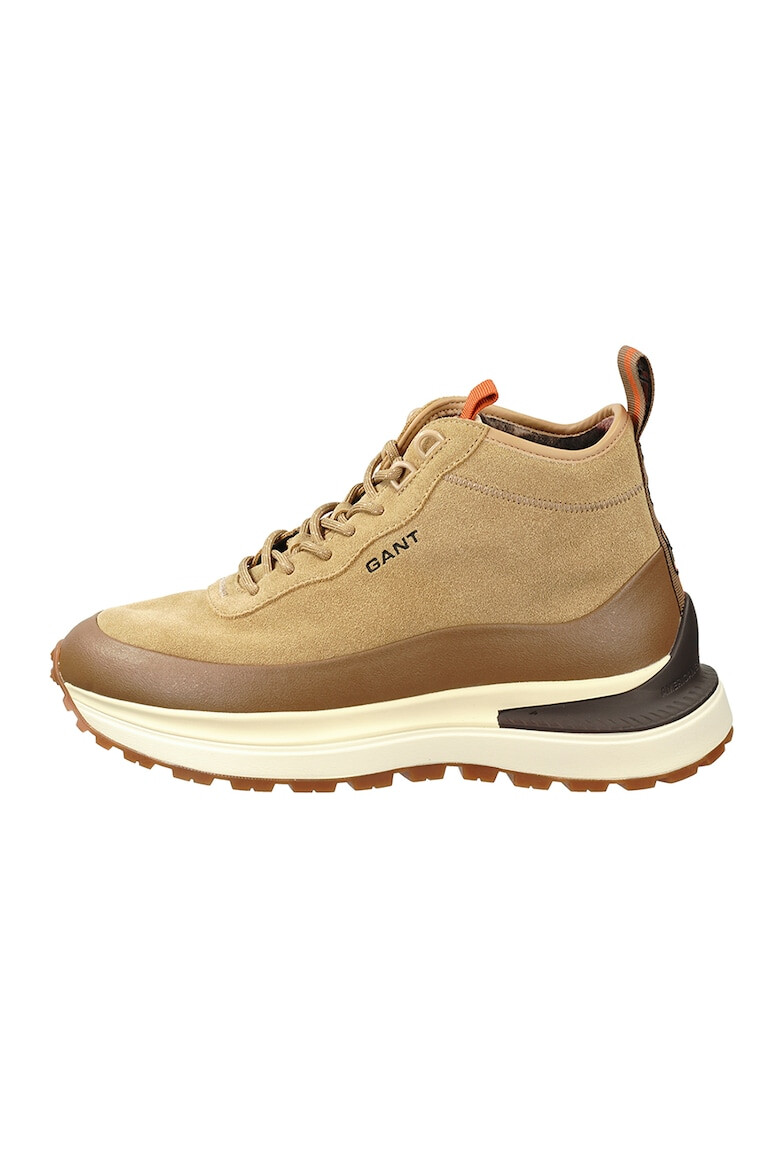 Gant Pantofi sport mid-high de piele intoarsa si garnitura de piele - Pled.ro