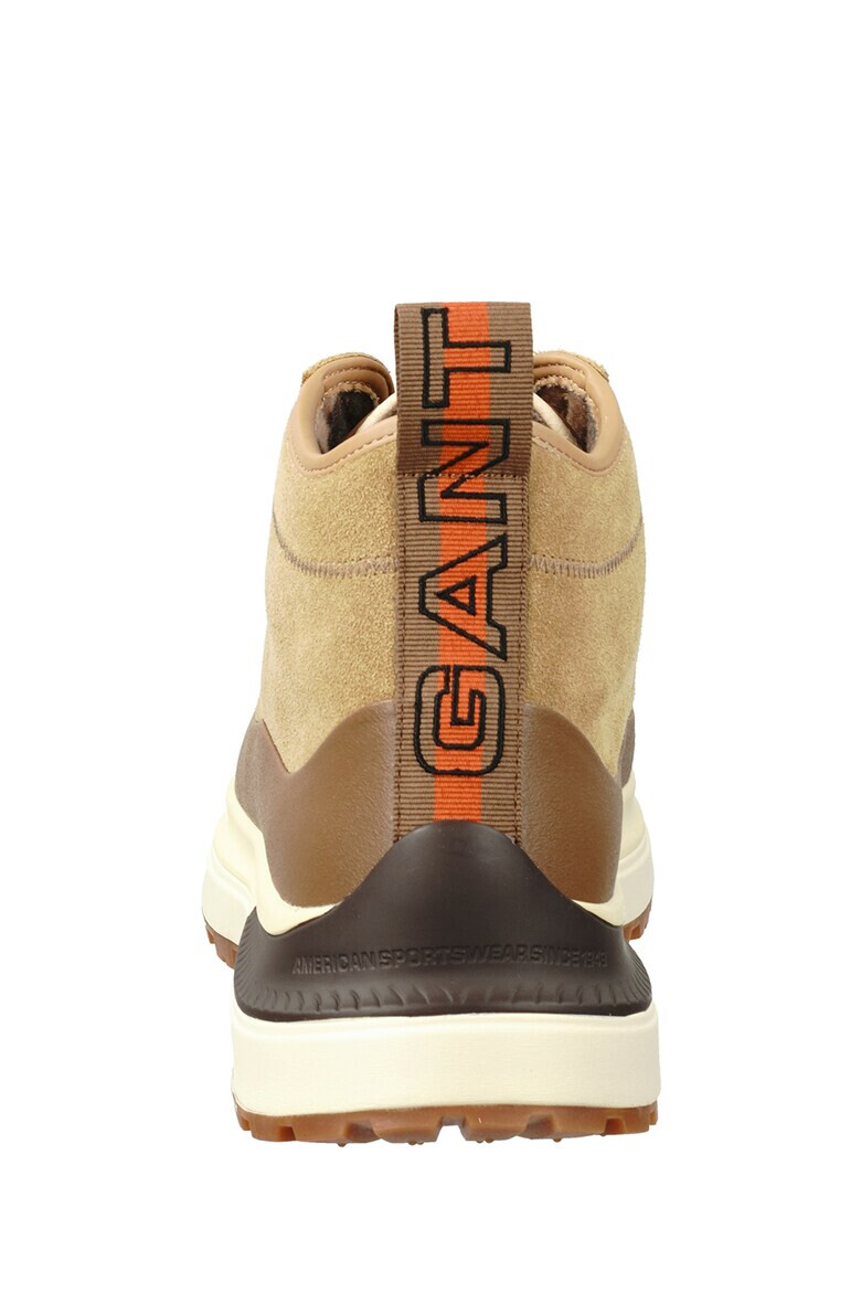 Gant Pantofi sport mid-high de piele intoarsa si garnitura de piele - Pled.ro