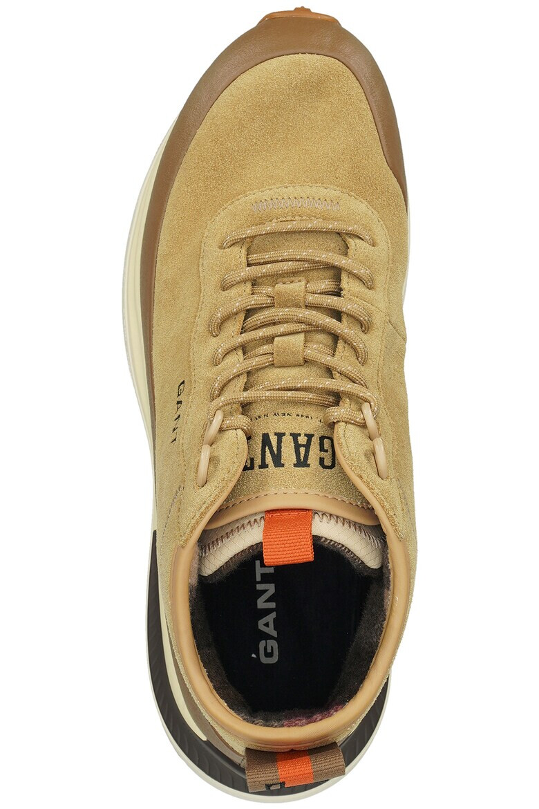 Gant Pantofi sport mid-high de piele intoarsa si garnitura de piele - Pled.ro